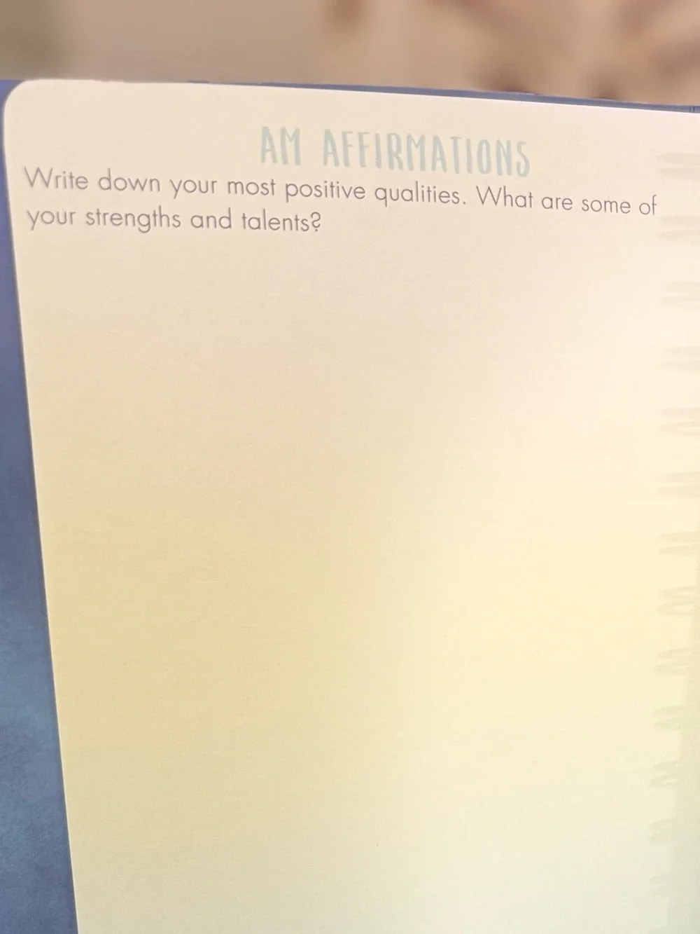 Guided Journal – Sunrise to Dusk Gradient (Yellow to Blue)